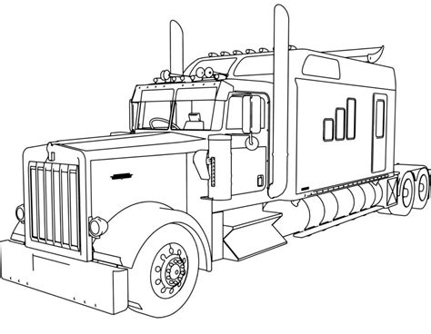 truck coloring page  printable coloring pages