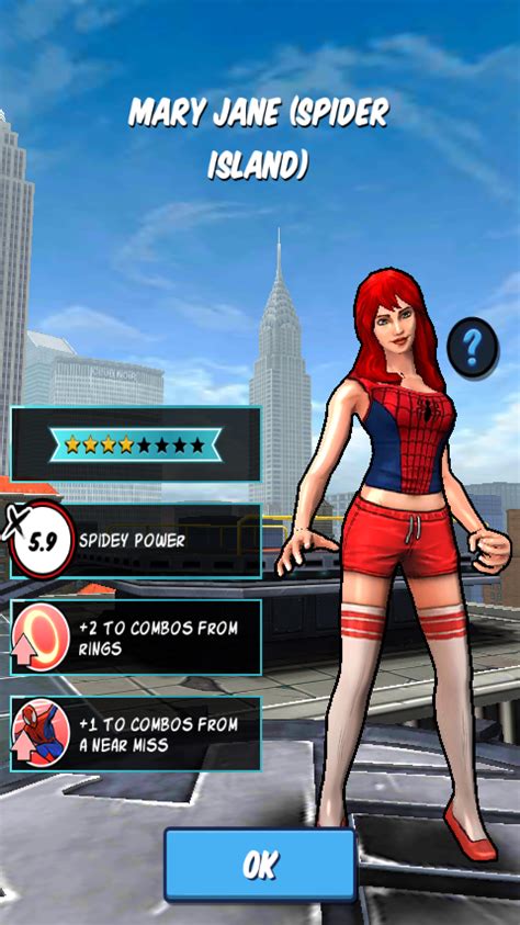 mary jane spider island spider man unlimited mobile