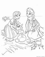 Frozen Coloring Pages Elsa Anna Characters Print Cartoon Raskraska Film Coloringtop sketch template