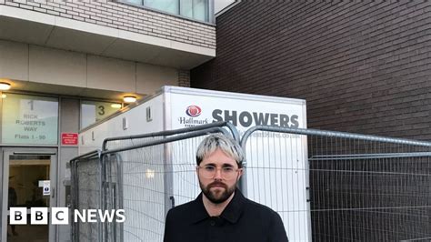 residents forced to shower outside humiliated bbc news