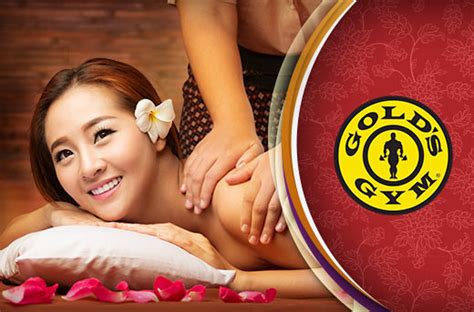 full body massage at gold s gym spa for p199 00
