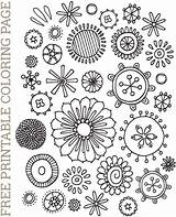 Coloring Floral Printable Freebies Shrimpsaladcircus Rock Painting Templates Pages Choose Board sketch template