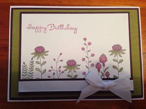 Female Birthday Card Stampin Up Birthday Cards For Women Handmade