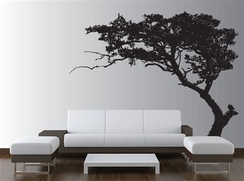 large wall tree decal forest decor vinyl sticker highly detailed