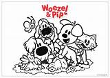Kleurplaat Woezel Pip Kleurplaten Hondje Thema Kinderen Eigen Wist Knutselen Downloaden sketch template