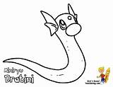 Dratini Pokemon Coloring Pages Bubakids sketch template