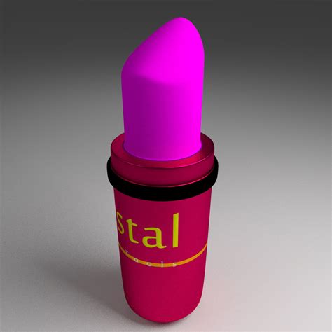 Lipstick Free Vr Ar Low Poly 3d Model Cgtrader