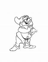 Dwarf Sleepy Coloring Pages Popular sketch template