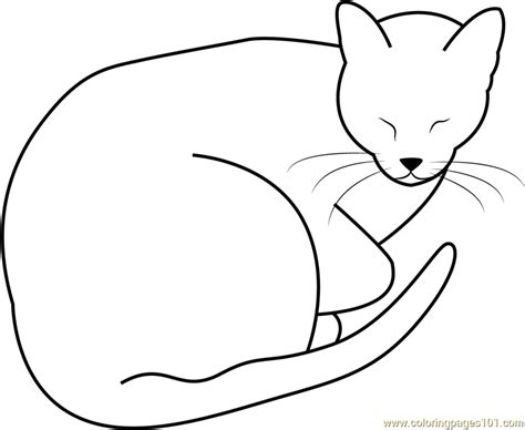 sleeping fat cat  jedijaruto coloring page  kids  cat