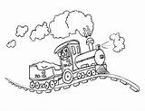 Train Pages Coloring Colouring Printable Long Trains Kids Book Steam Locomotive Engine sketch template