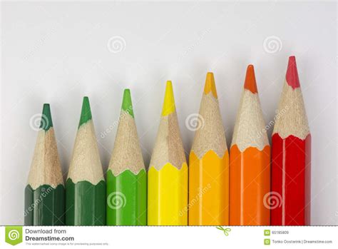 conceptual crayons  energy label colors stock image image  conceptual efficient