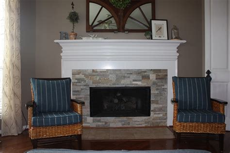 header  stacked stone fireplace surround