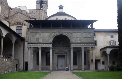 filippo brunelleschi pazzi chapel santa croce florence begun  completed