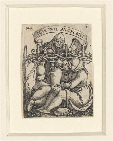 Hans Sebald Beham 1500 1550 The Peasants Feast B Holl 166 177