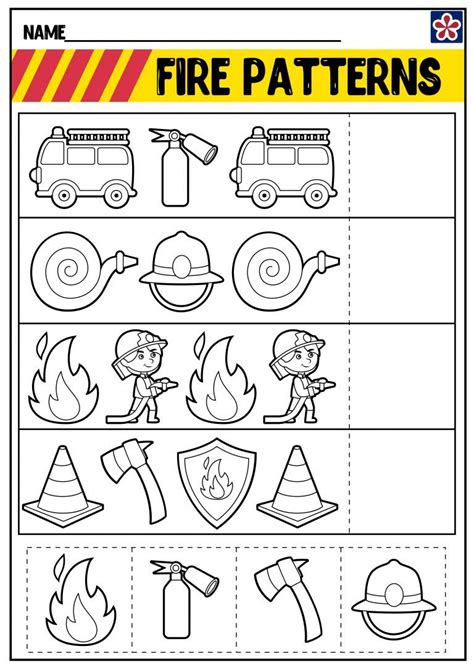 fire safety preschool worksheets