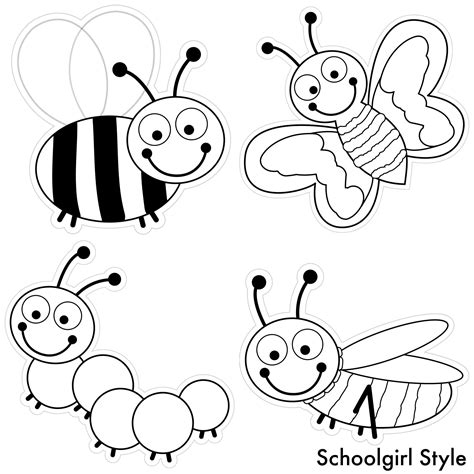 bug coloring pages  preschool thousand    printable