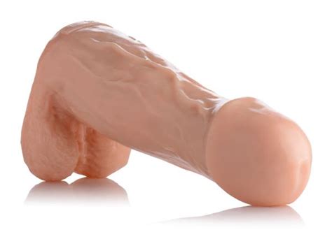 The Manolith 11 Inches Dildo With Balls Beige On Literotica