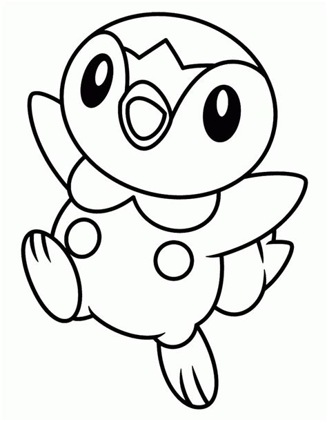 pokemon piplup coloring pages clip art library