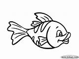 Fish Coloring Cute Pages Clipart Colouring Outline Clip Template Printables Kids Printable Drawing Gif Library Cliparts Toddlers Computer Visit sketch template