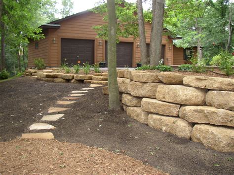 natural outcropping stone wall natural stone pinterest retaining