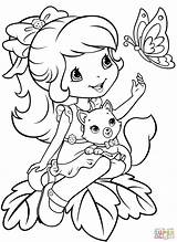 Coloring Pages Torte Raspberry Getcolorings Shortcake Strawberry sketch template