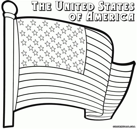american flag coloring pages   print