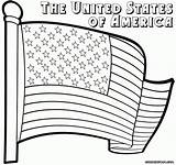 Coloring Flag Usa American Pages Print Color Printable Getdrawings Getcolorings sketch template