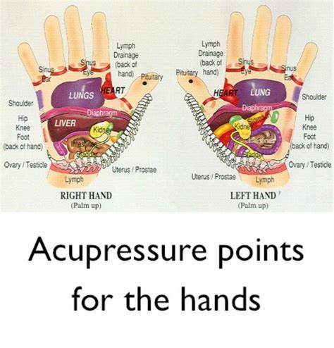 Acupressure Points For Hands Acupressure Massage Acupressure Treatment