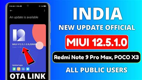 miui  update india redmi note  pro max poco  miui  youtube