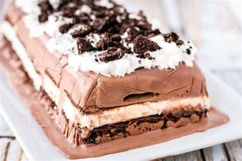 easy ice cream cake recipe  bake dessert unsophisticook