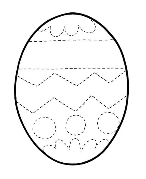 preschool easter egg coloring pages  easter egg coloring pages