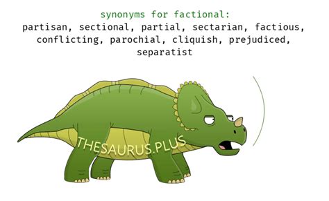 factional synonyms similar words  factional