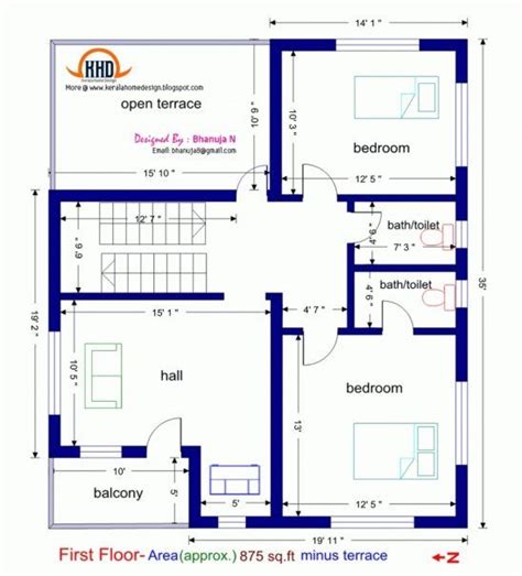 sq ft house plan indian style ehouse homes pinterest indian