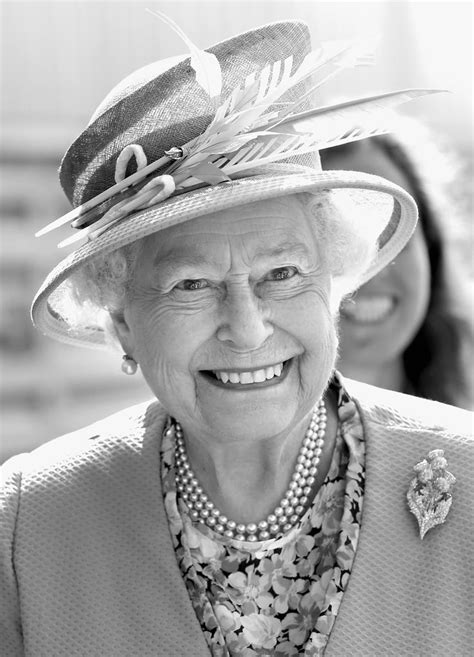 queen elizabeth ii  british royal family  black  white
