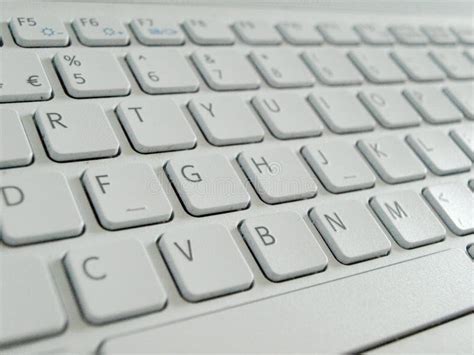 white keyboard stock photo image  computer plain