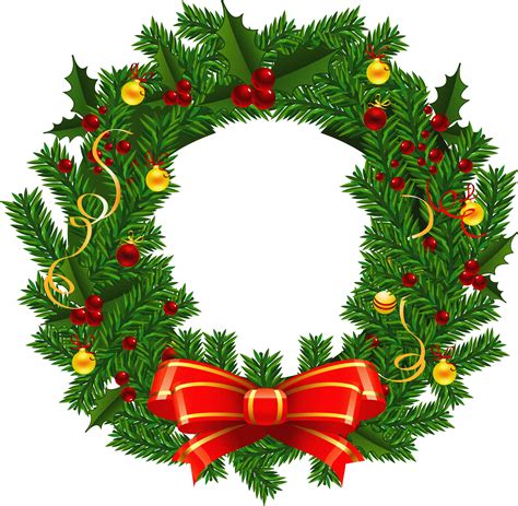 christmas wreaths pictures clip art clipart