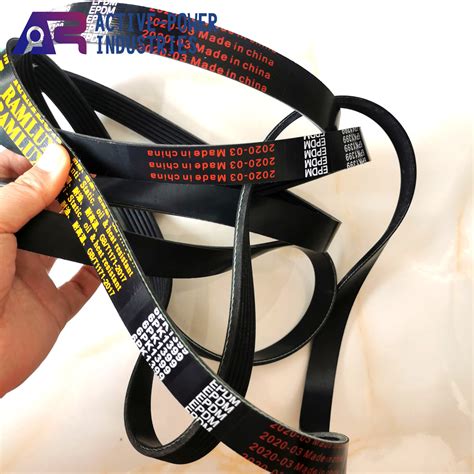 fan belt poly  ribbed belt pk belt pkpk epdm cr rubber china belt   belt