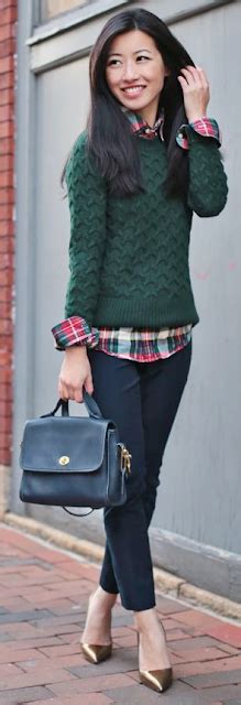 pull   collared shirt sweater combo