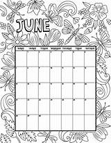 Coloring Calender Woojr Monthly Booklet sketch template
