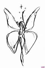 Fairy Tattoo Outline Tattoos Designs Drawings Drawing Fairies Silhouette Small Creative Angel Simple Moon Feen Stencils Inspiration Butterfly Flower Tätowierungen sketch template