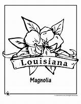 Coloring Louisiana Flower State Pages Symbols Kids Color Printables Flag Coloringhome Activities Popular sketch template