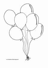 Luftballons Nadines Bunte Luftschlangen Malvorlagen Happy Herunterladen sketch template