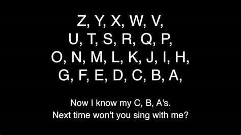 the backwards alphabet song youtube