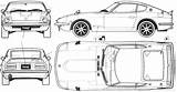 Datsun 240z Fairlady S30 370z Gtr Mcleod Hunter Lykan Hypersport Laferrari Autos sketch template