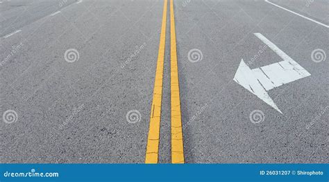 arrow signs  road stock image image  road town