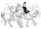 Coloring Equestrian Sheets Large sketch template