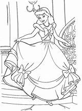 Cinderella Coloring Movies Pages Animation Printable Kb sketch template