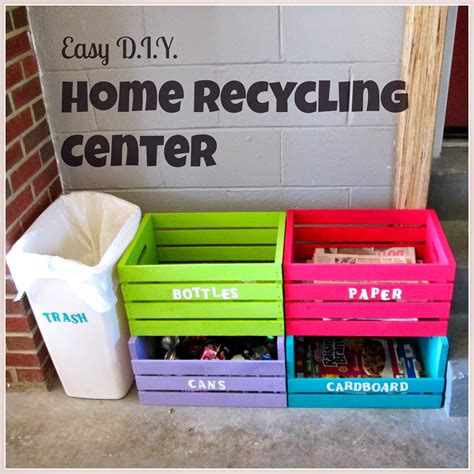 lauras plans easy diy home recycling center