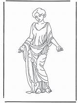 Romana Romanos Vrouw Coloring Dibujos Colorare Ausmalbild Romeinse Romani Kleurplaat Disegni Branche Rapace Kobieta Rzymska Signora Esposa Mewarn15 Romeinen Romische sketch template
