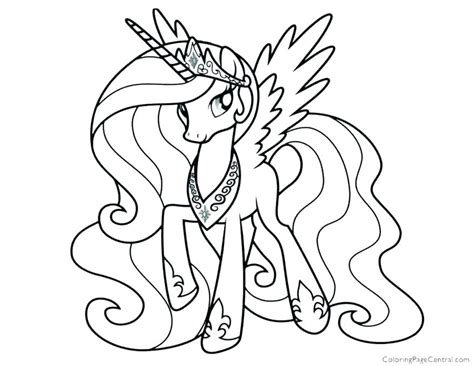 pony cadence coloring pages  getcoloringscom
